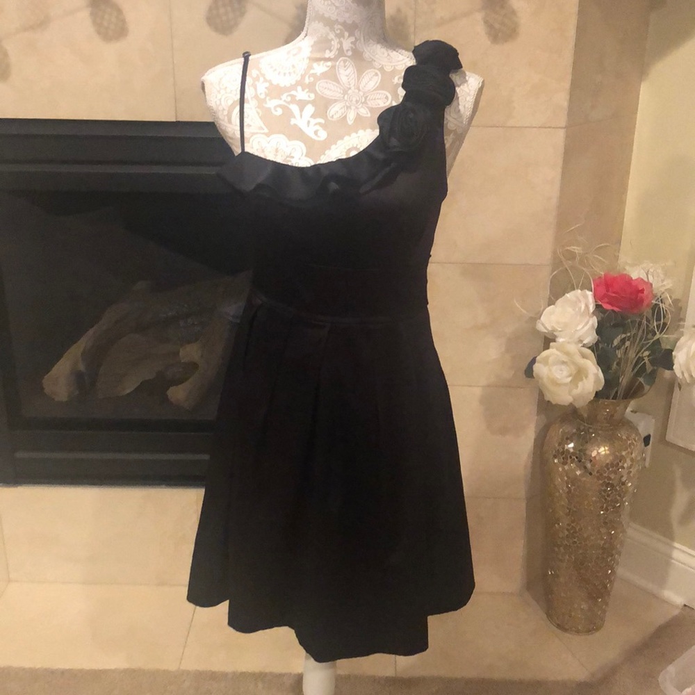 Black One Shoulder Dress